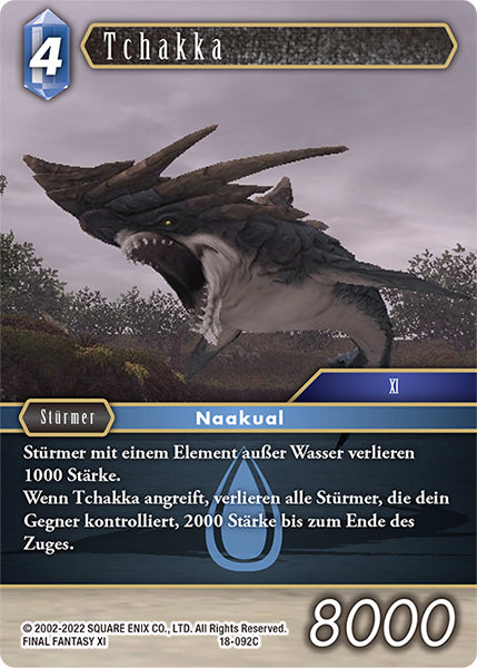Final Fantasy Opus 18-092 C Tchakka Wasser