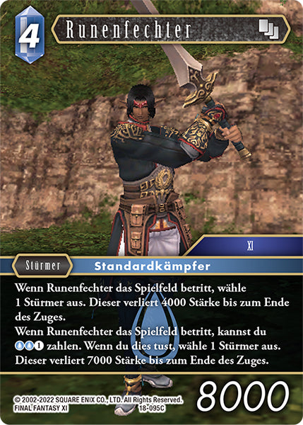 Final Fantasy Opus 18-095 C Runenfechter Wasser