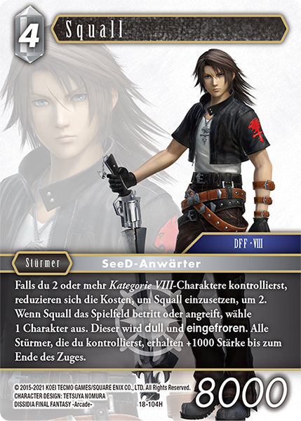 Final Fantasy Opus 18-104 H Squall Licht