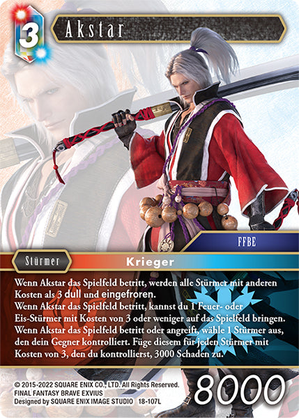 Final Fantasy Opus 18-107 L Akstar Feuer/Eis