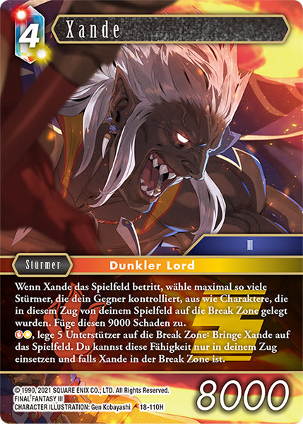 Final Fantasy Opus 18-110 H Xande Feuer/Erde