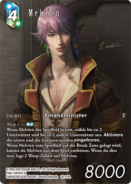 Final Fantasy Opus 18-115 L Melvien Eis/Wind