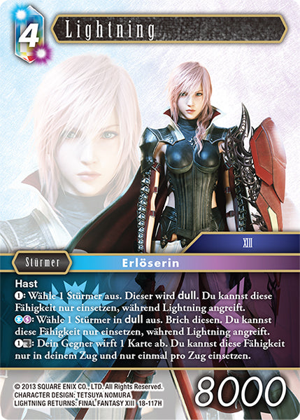 Final Fantasy Opus 18-117 H Lightning Eis/Blitz
