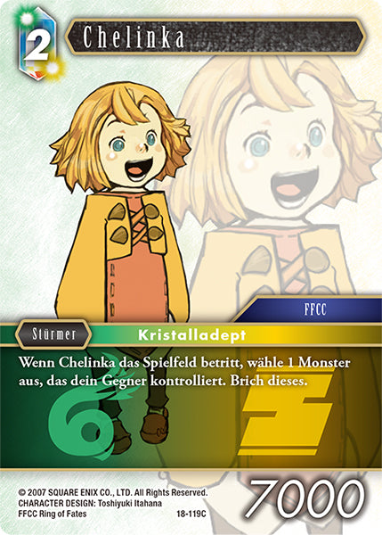 Final Fantasy Opus 18-119 C Chelinka Wind/Erde