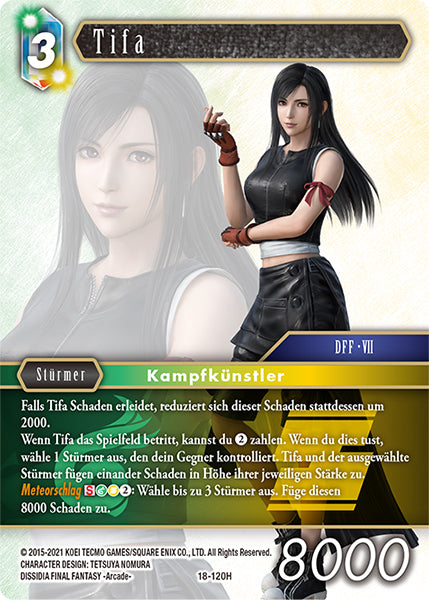 Final Fantasy Opus 18-120 H Tifa Wind/Erde