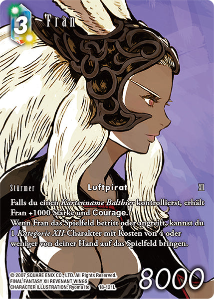 Final Fantasy Opus 18-121 L Fran Wind/Erde