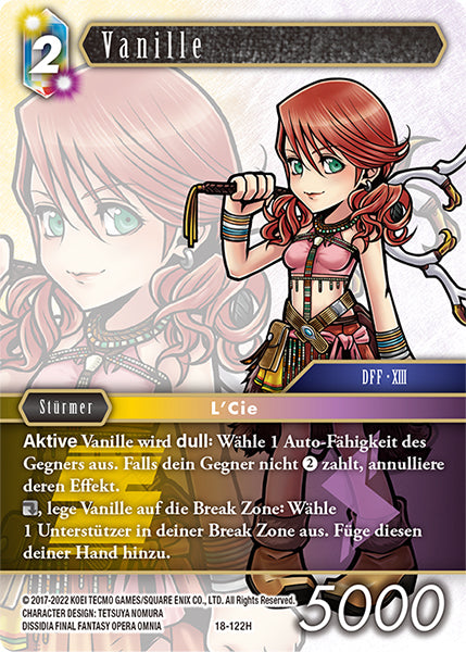 Final Fantasy Opus 18-122 H Vanille Erde/Blitz