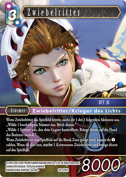 Final Fantasy Opus 18-125 H Zwiebelritter Blitz/Wasser