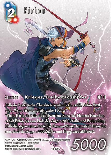 Final Fantasy Opus 18-130 L Firion Wasser/Feuer