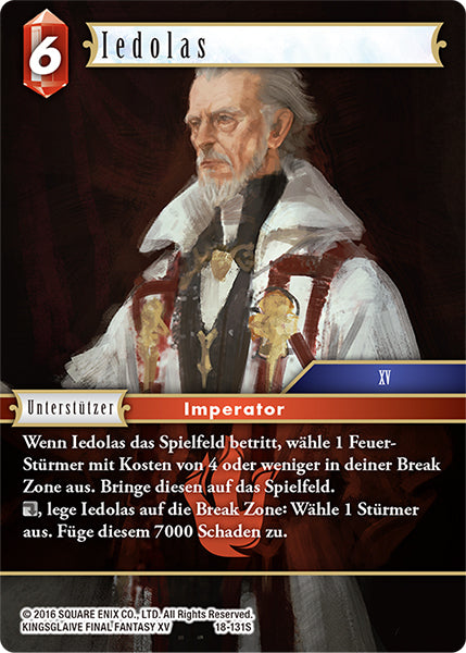 Final Fantasy Opus 18-131 S Iedolas Feuer