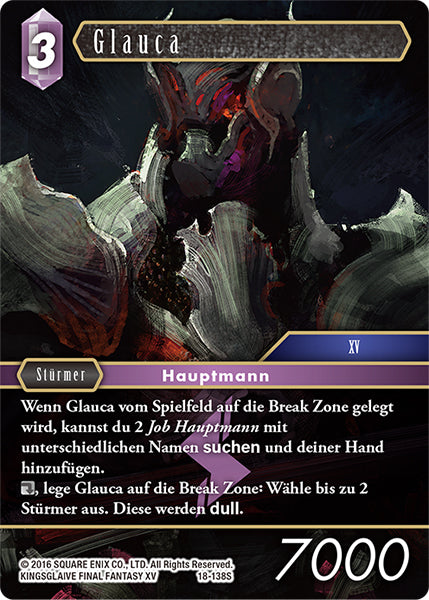 Final Fantasy Opus 18-138 S Glauca Blitz
