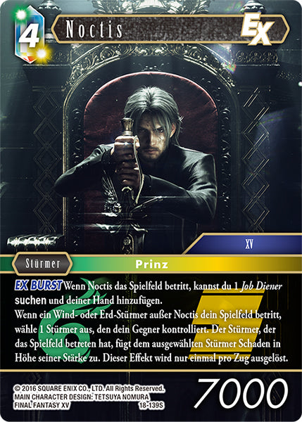 Final Fantasy Opus 18-139 S Noctis Wind/Erde