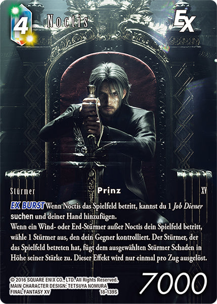 Final Fantasy Opus 18-139 S Noctis Wind/Erde