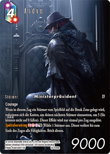 Final Fantasy Opus 18-140 S Ardyn Blitz/Feuer