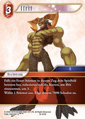 Final Fantasy Opus 19-001 R Ifrit Feuer