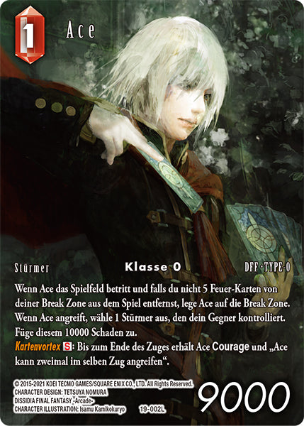 Final Fantasy Opus 19-002 L Ace Feuer