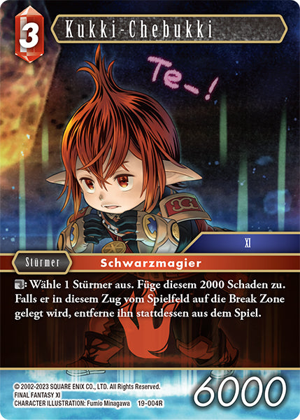 Final Fantasy Opus 19-004 R Kukki-Chebukki Feuer