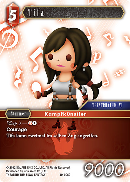Final Fantasy Opus 19-006 C Tifa Feuer