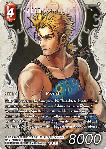Final Fantasy Opus 19-010 H Sabin Feuer