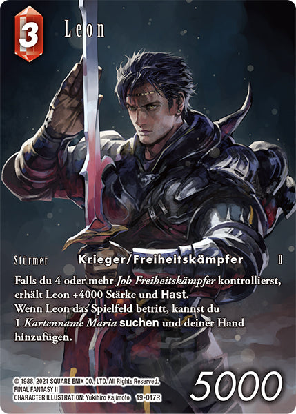 Final Fantasy Opus 19-017 R Leon Feuer
