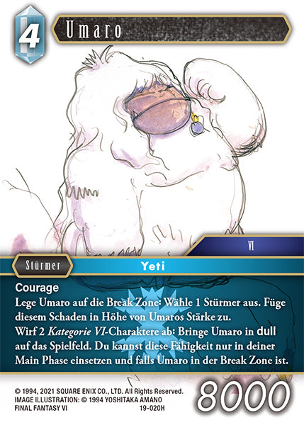 Final Fantasy Opus 19-020 H Umaro Eis