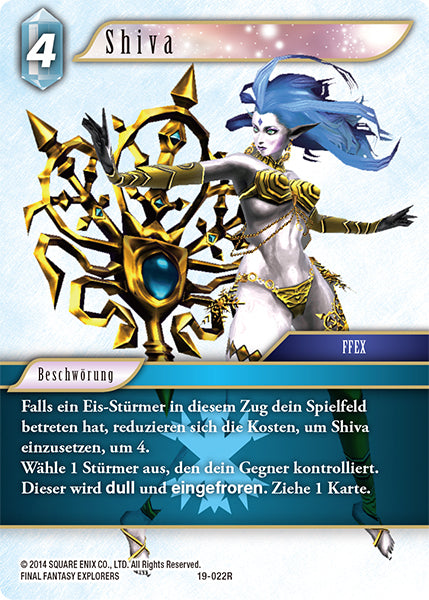 Final Fantasy Opus 19-022 R Shiva Eis