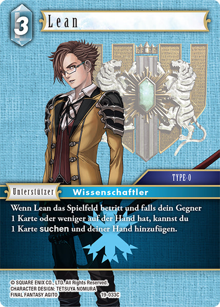 Final Fantasy Opus 19-033 C Lean Eis