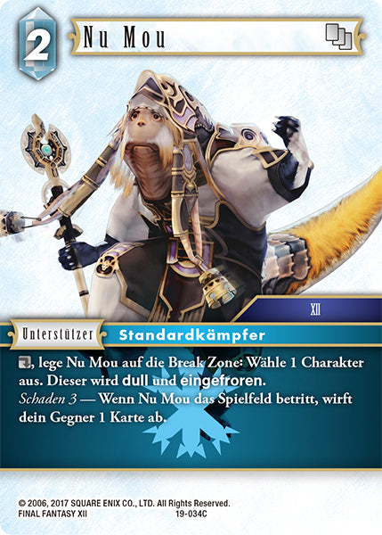 Final Fantasy Opus 19-034 C Nu Mou Eis