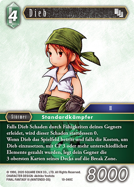 Final Fantasy Opus 19-040 C Dieb Wind