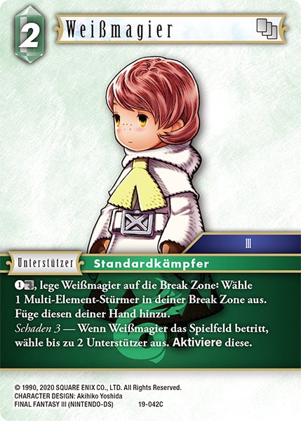 Final Fantasy Opus 19-042 C Weißmagier Wind