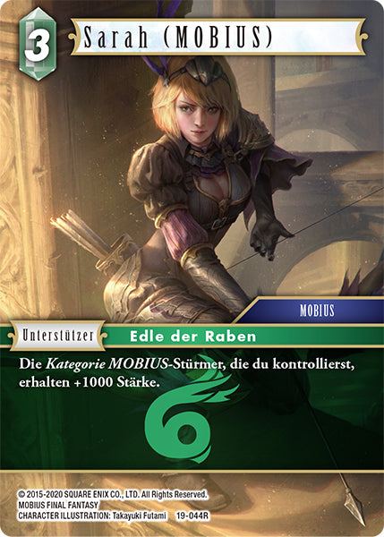 Final Fantasy Opus 19-044 R Sarah (MOBIUS) Wind