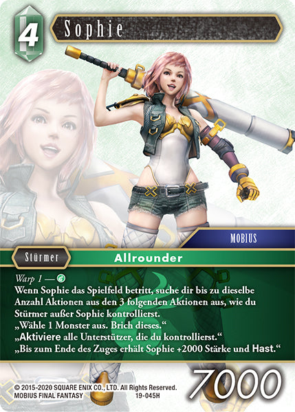 Final Fantasy Opus 19-045 H Sophie Wind