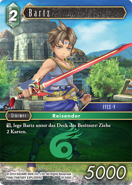 Final Fantasy Opus 19-048 C Bartz Wind
