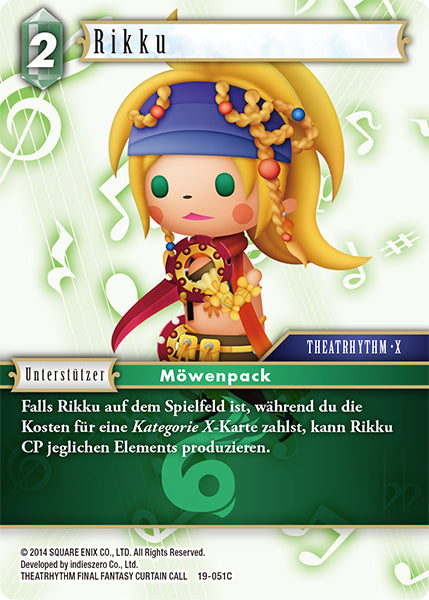 Final Fantasy Opus 19-051 C Rikku Wind