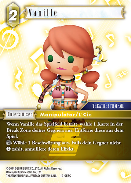 Final Fantasy Opus 19-053 C Vanille Erde