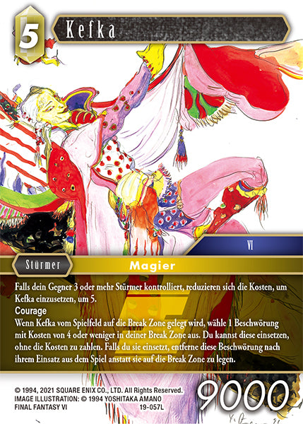 Final Fantasy Opus 19-057 L Kefka Erde