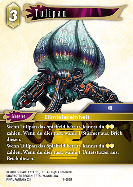 Final Fantasy Opus 19-059 R Tulipan Erde