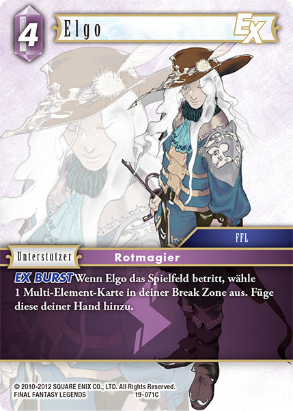 Final Fantasy Opus 19-071 C Elgo Blitz