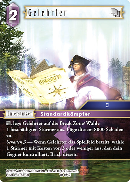 Final Fantasy Opus 19-074 C Gelehrter Blitz