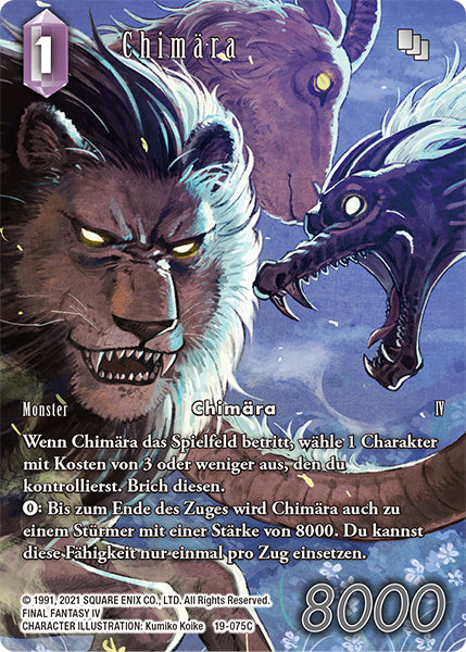Final Fantasy Opus 19-075 C Chimära Blitz
