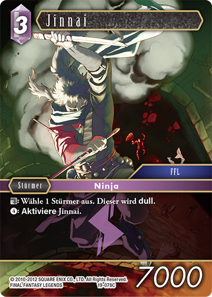 Final Fantasy Opus 19-078 C Jinnai Blitz
