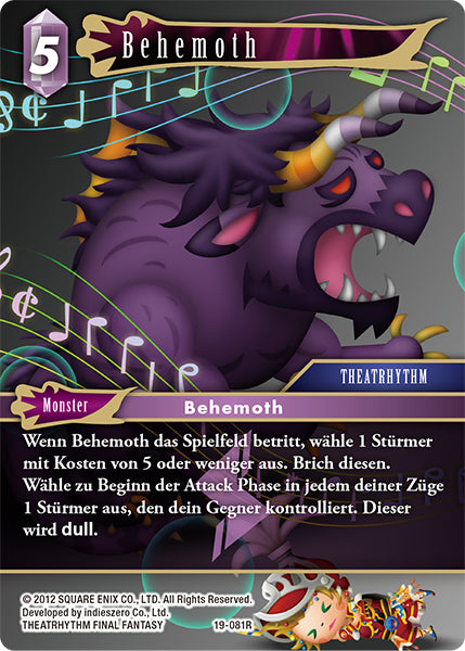 Final Fantasy Opus 19-081 R Behemoth Blitz