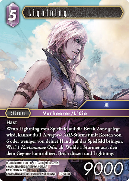 Final Fantasy Opus 19-082 H Lightning Blitz