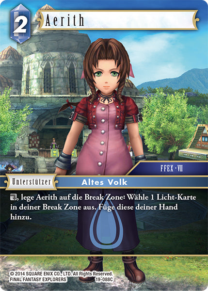 Final Fantasy Opus 19-088 C Aerith Wasser