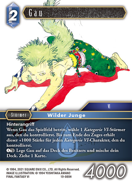 Final Fantasy Opus 19-089 H Gau Wasser