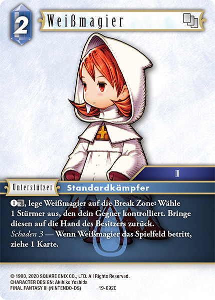 Final Fantasy Opus 19-092 C Weißmagier Wasser