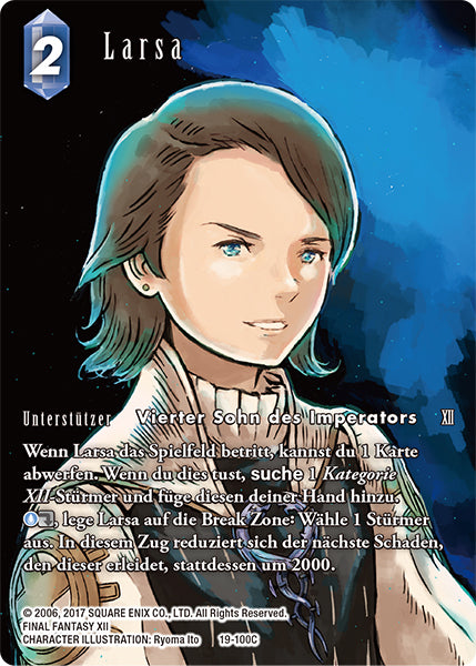 Final Fantasy Opus 19-100 C Larsa Wasser