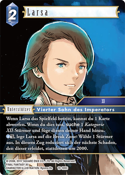 Final Fantasy Opus 19-100 C Larsa Wasser