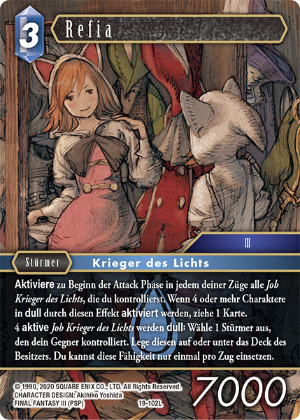 Final Fantasy Opus 19-102 L Refia Wasser