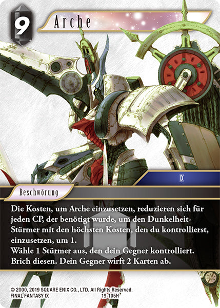 Final Fantasy Opus 19-105 H Arche Dunkelheit